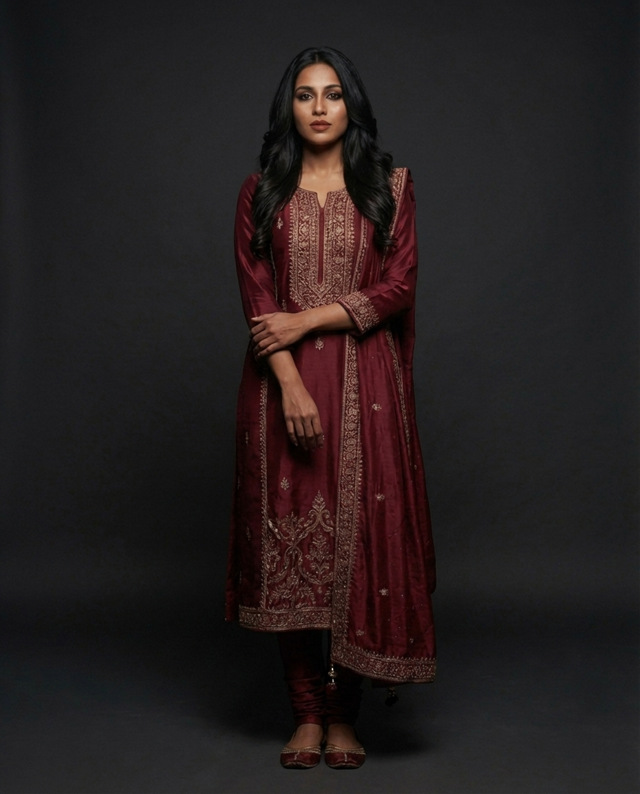 Merlot Kurta — AI Catalog