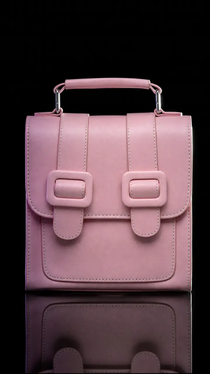 Still from the SHEvolve AI handbag campaign by NAZAR