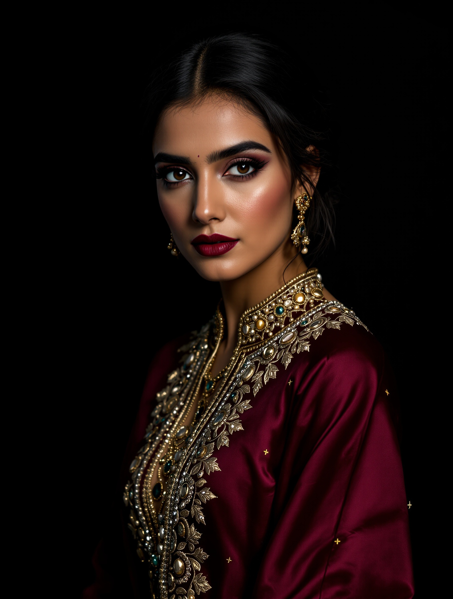Crimson Zardozi Fashion Editorial