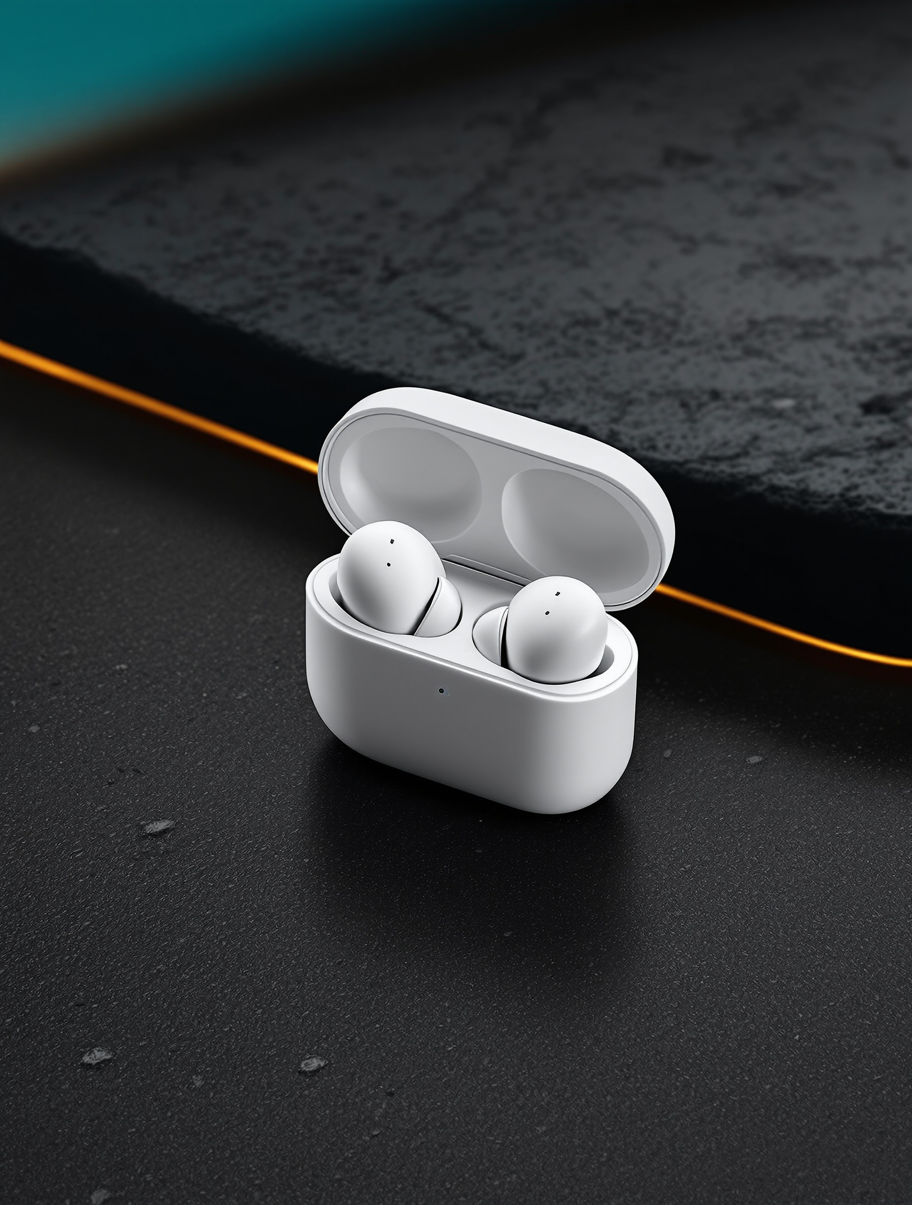 TWS Earbuds Case Tech Photography